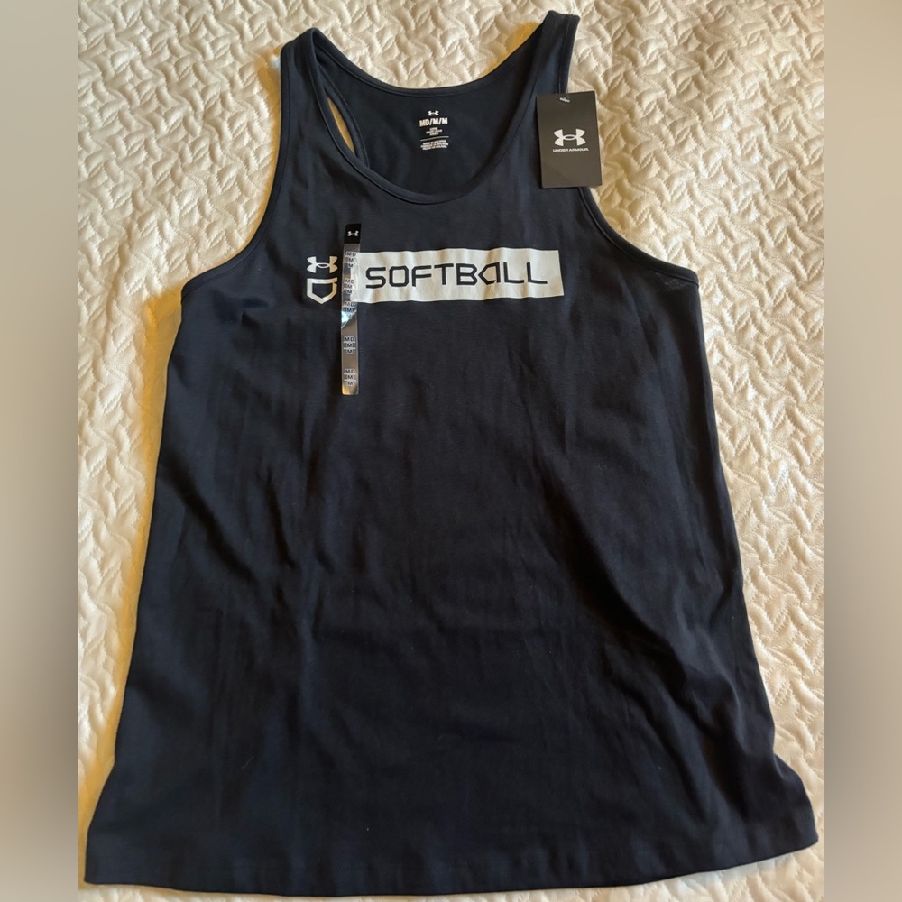 Women Under Armour Softball Bar Tank